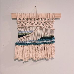 Macrame Woven Hanging Wall Decor- 16”